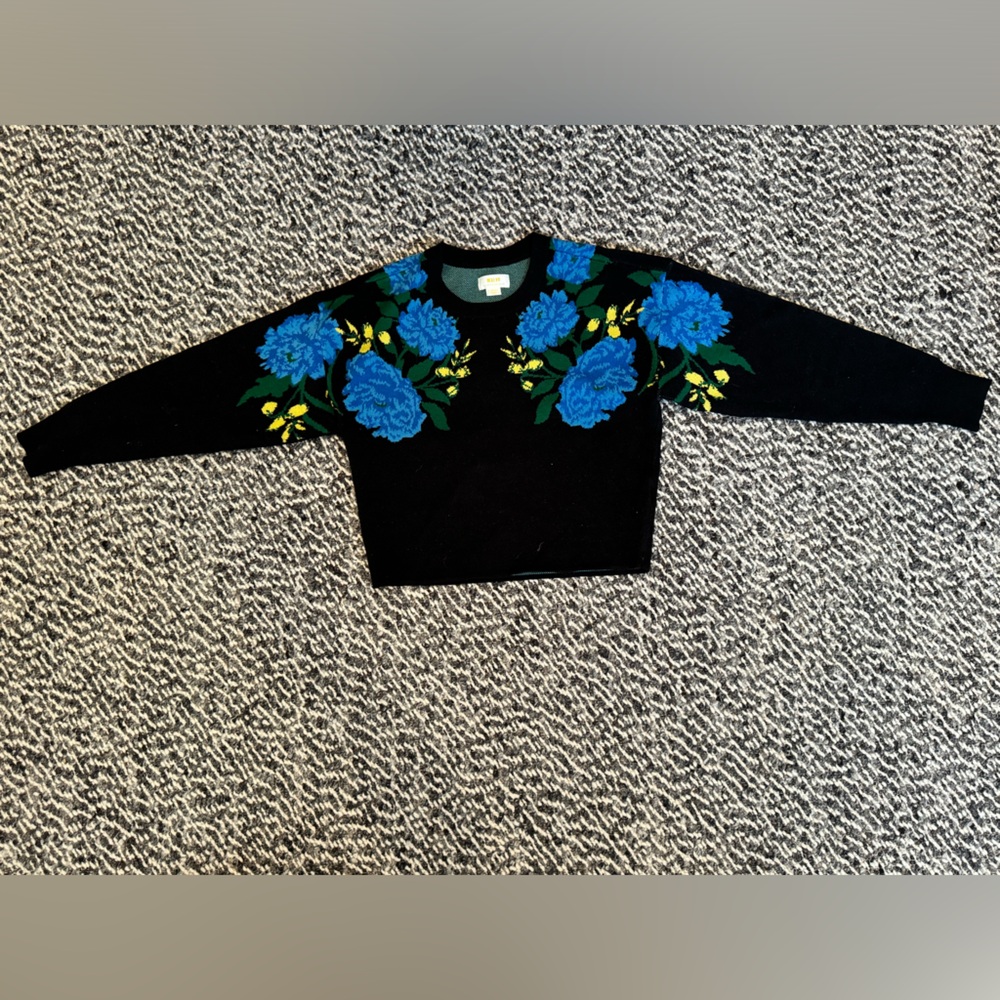 Maeve Anthropologie Floral Sweater